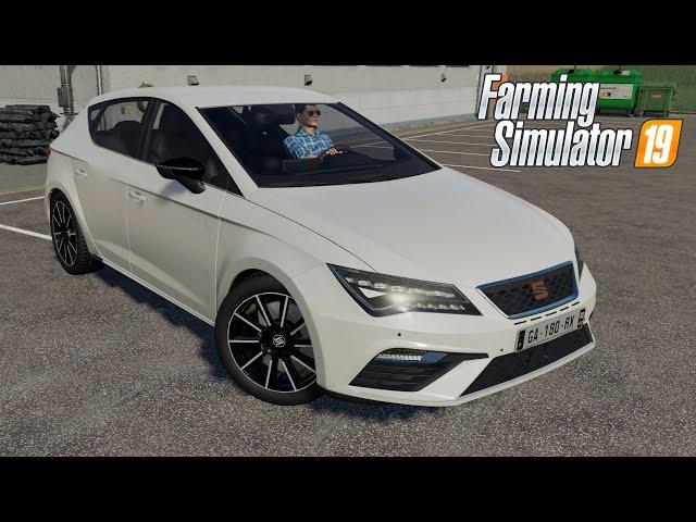 Cupra Leon - Farming Simulator 2019 [FS19 LS19 Car Vehicle Mod] #car #gaming #cupra #seat #leon