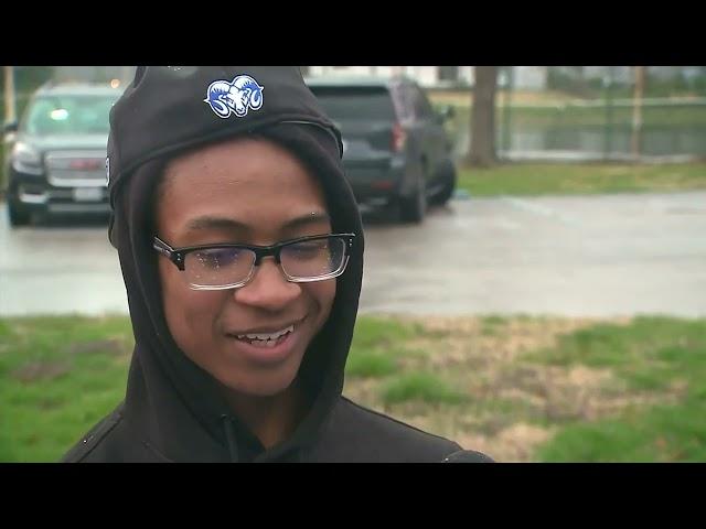 Tyre Sampson vigil in Ferguson