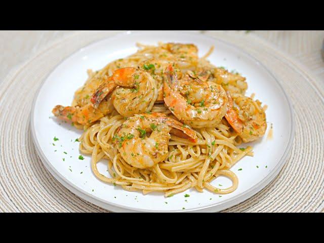 CREAMY Cajun Shrimp Scampi Recipe