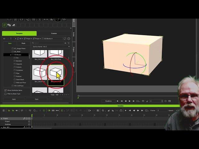 Template for Customizing Texture on an iClone Box Prop