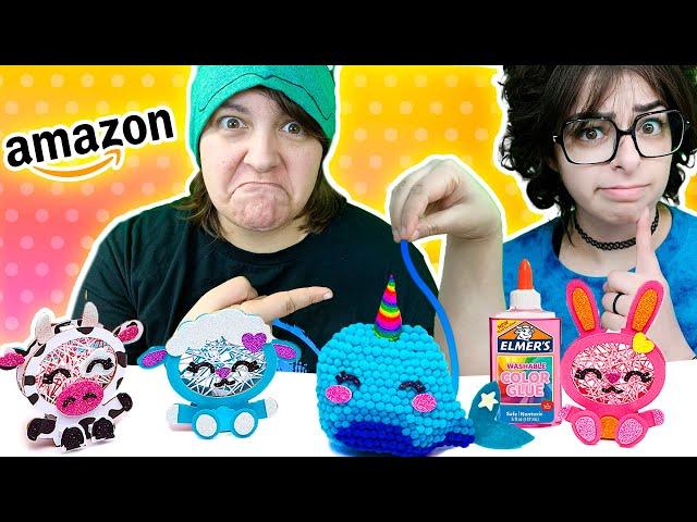 Cash OR Trash? Testing 3 Amazon Craft Kits String Art Pompoms