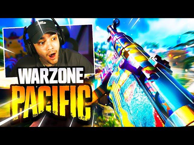 the NEW WARZONE PACIFIC MAP... (GAMEPLAY)