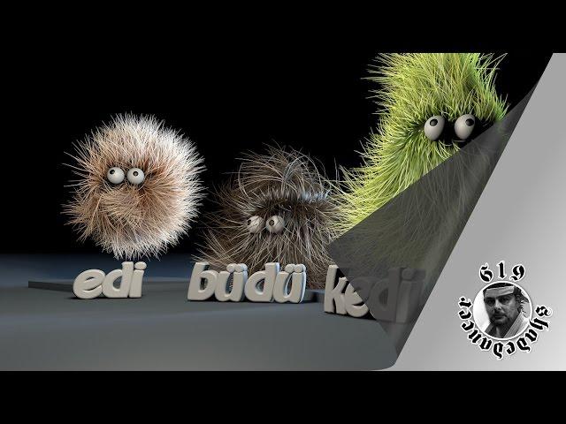 Cinema 4D R12 Hair Simulation