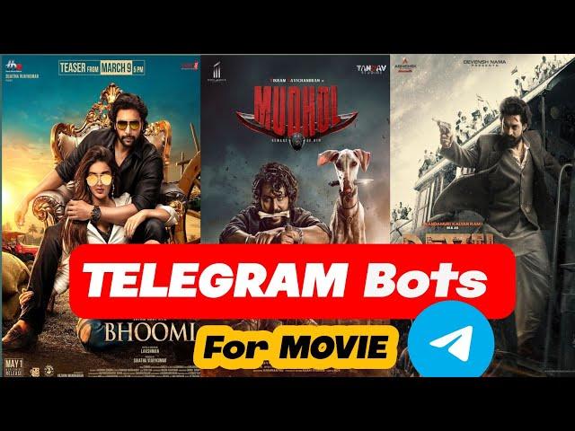 Best Telegram Bots for MOVIE 2024 / New Telegram Bots part-1 ️