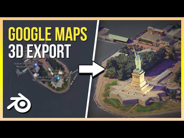 Import Google Maps Models in Blender 2.82 | Blender 2.82 Beginner Tutorial