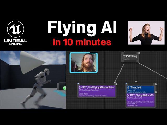 Flying AI in 10 minutes - UE4 Tutorial