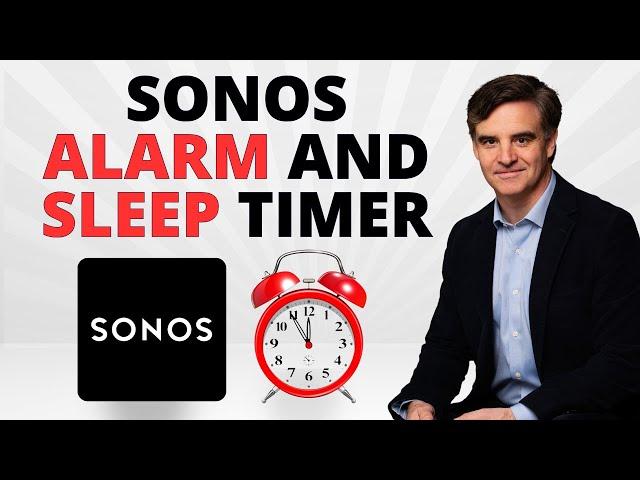 How to use Sonos Alarm & Sleep Timer. Every Sonos device has this feature. 2025 update.