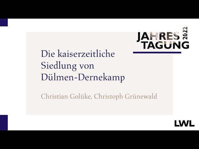 Die kaiserzeitliche Siedlung von Dülmen-Dernekamp