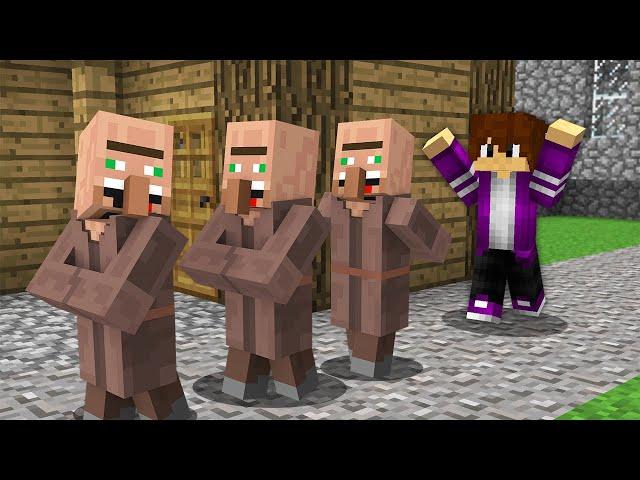 ПОЧЕМУ ЖИТЕЛИ СОШЛИ С УМА В МАЙНКРАФТ 100% троллинг ловушка minecraft