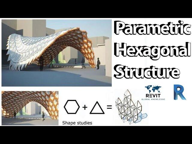 Project pavilions - Parametric Hexagonal Structure Concept in Revit
