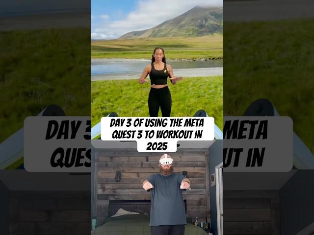  Day 3 of my New Year's VR fitness journey with Meta Quest 3!  #SupernaturalVR #MetaQuest3