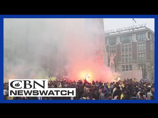 Israeli Jews Attacked at Amsterdam Soccer Match | CBN NewsWatch - November 8, 2024