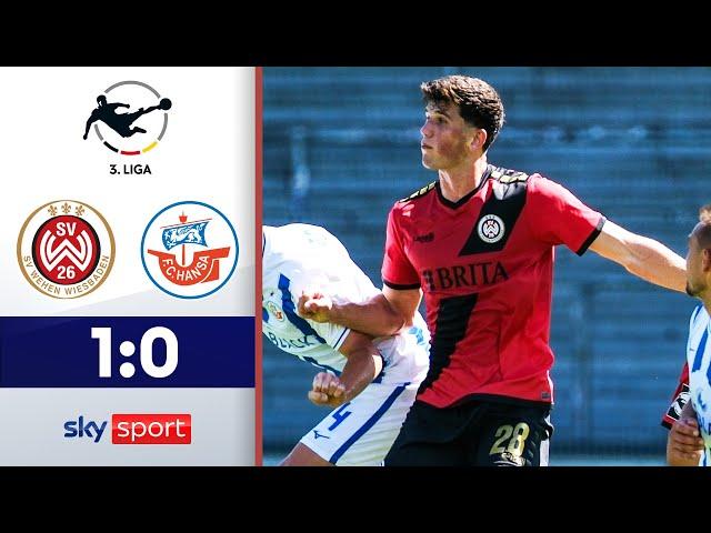 Flotho wird zum Matchwinner! | SV Wehen-Wiesbaden - Hansa Rostock | Highlights - 3. Liga 2024/25