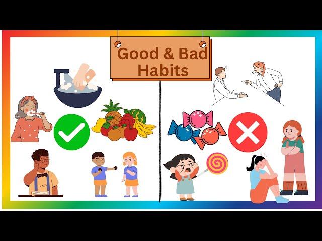 Good Manners vs Bad Manners | Good Habits and Bad Habits | #goodhabits #badhabits