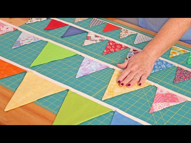 The BEST way to make bunting