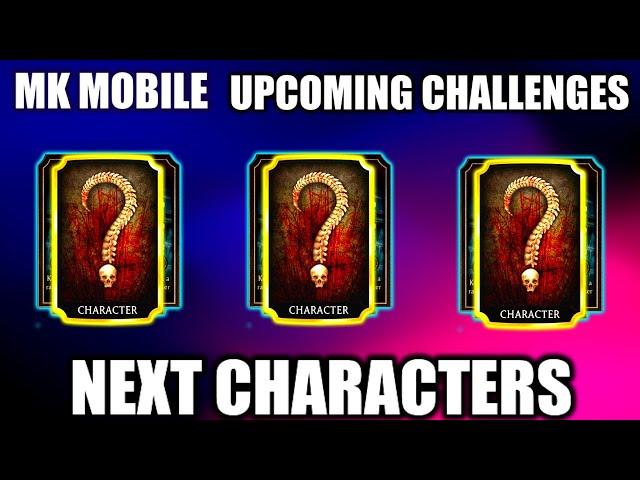 MK Mobile. Upcoming Challenges Revealed. Next Challenge Character in MKX Mobile