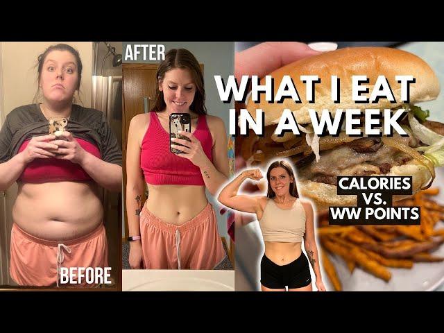 WHAT I EAT IN A WEEK | New WeightWatchers Plan POINTS vs CALORIES, MACROS | Weight Loss Journey