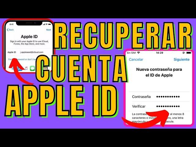 COMO RECUPERAR MI CUENTA DE ICLOUD SI OLVIDE EL CORREO