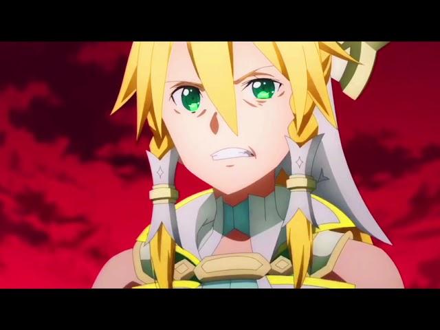 Leafa vs Army SAO Alicization