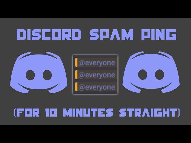 Discord Spam Ping Notification Sound [For a full 10 minutes]