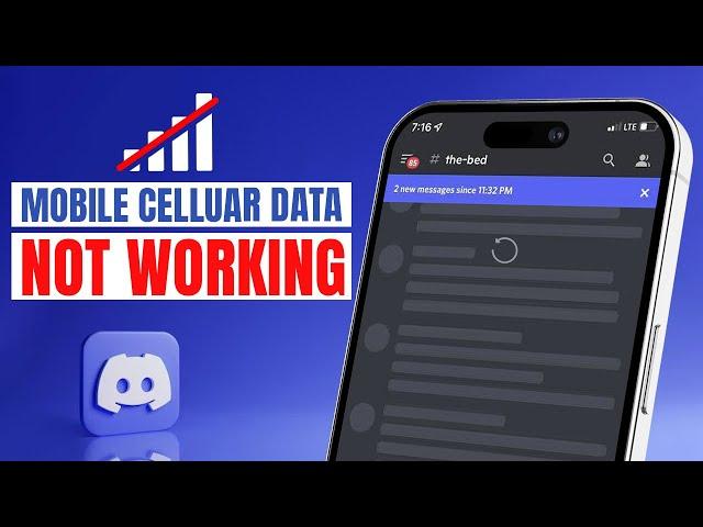 How to Fix Discord Not Working on Mobile Celluar Data on iPhone | Mobile Data Not Working on Discord