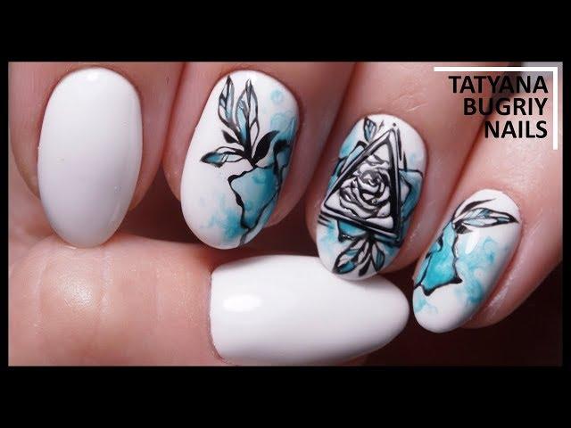 Correction Gel Laka on himself / Summer Nail Design / CONTEST !!! / Modern manicure 2018