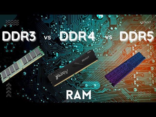 DDR3 VS DDR4 VS DDR5 Ram Differences