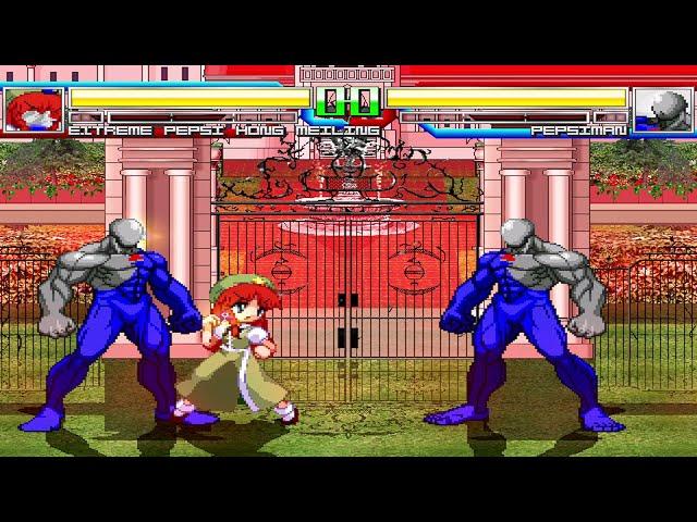 NICK54222 MUGEN: Extreme Pepsi Hong Meiling VS Pepsiman