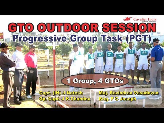 GTO Outdoor Session | Progressive Group Task (PGT) | 1 Group 4 GTOs | Best SSB Coaching in Bangalore