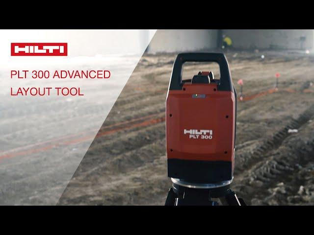 OVERVIEW of the Hilti PLT 300 Layout System - single person operation for jobsite layout