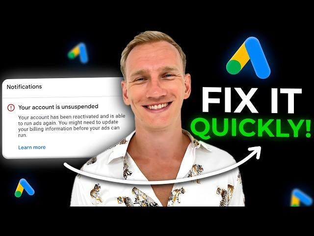 How To Fix A Suspended Google Ads Account (2024)