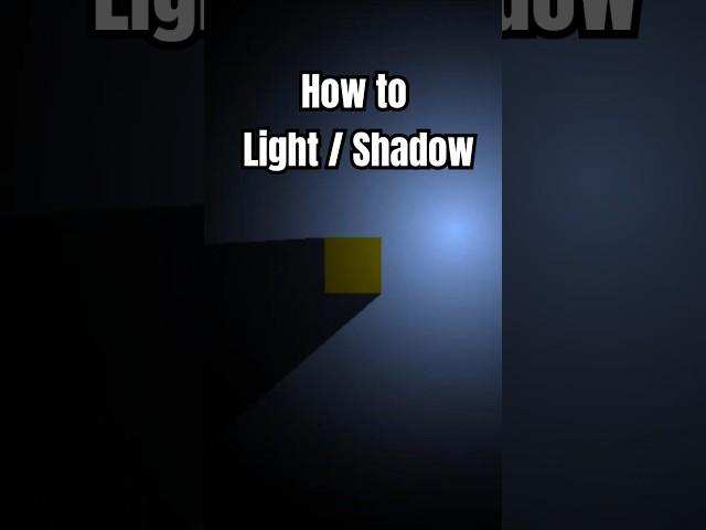 How to add Lights and Shadow?#unity