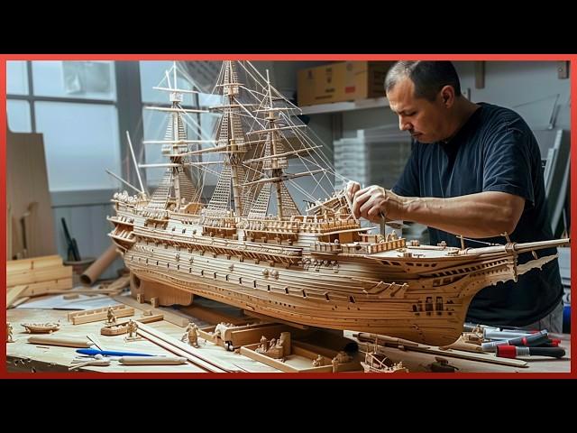 Man Builds Real-Life SHIPS at Scale to the Last Detail | Hyperrealistic Replicas by @alangomezcraft