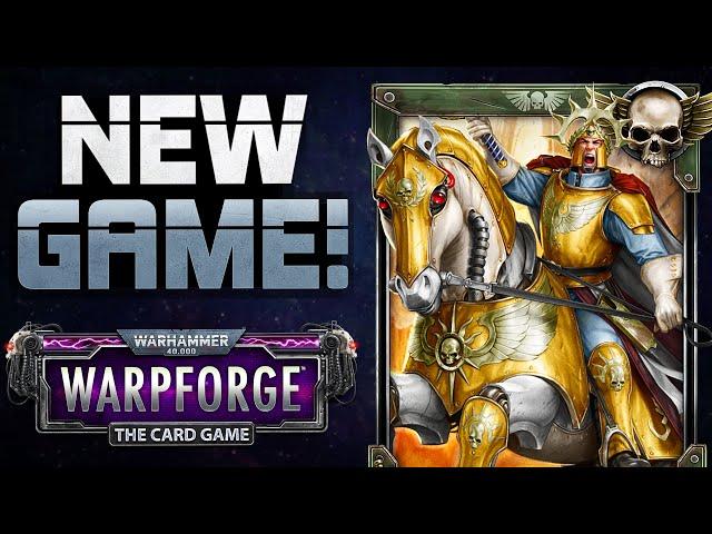 Warhammer 40,000: Warpforge has launched! This is a cool card game.