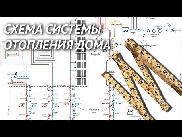 Cхема системы отопления частного дома. Правила и ошибки проектирования