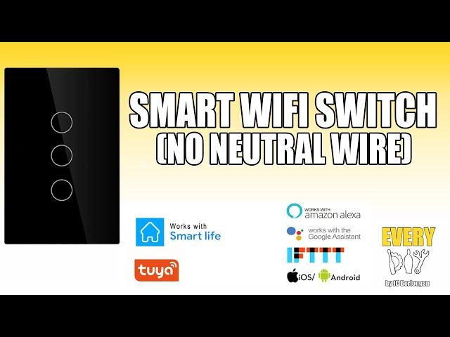 HOW TO INSTALL NO NEUTRAL SMART WIFI SWITCH | PAANO MAG INSTALL NG SMART WIFI SWITCH