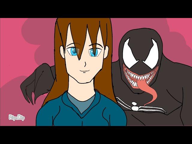 Venom Hitting Anime gir turns into she venom