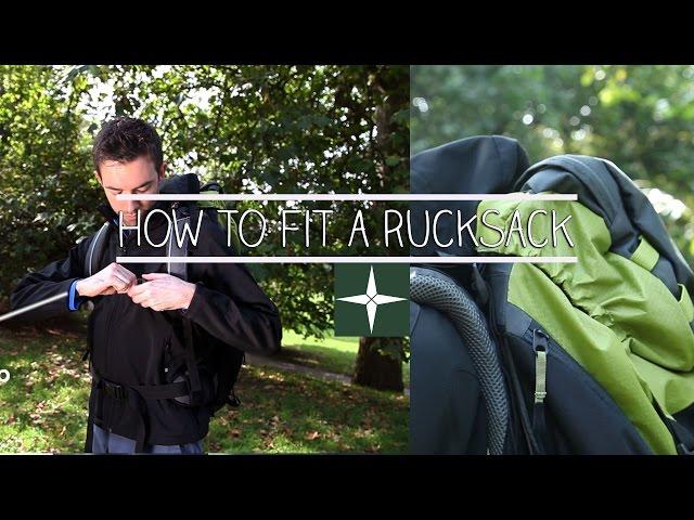 How to Fit a Rucksack