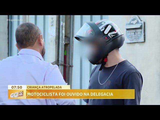 CRIANÇA ATROPELADA: MOTOCICLISTA FOI OUVIDO NA DELEGACIA