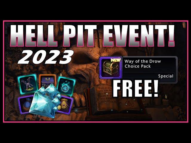 Hell Pit Event Guide! FREE Drow Pack & Mythic Insignia Sale! - Neverwinter 2023