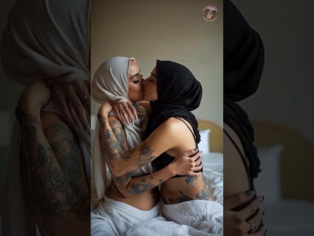 Intimate Moments: Muslim Lesbian Love in a Cozy Haven. #MuslimLGBTQ, #LesbianCoupleGoals,