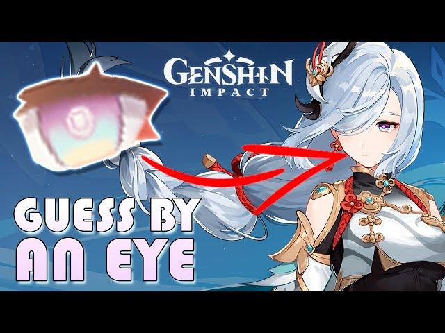 GUESS GENSHIN IMPACT CHARACTERS BY THEIR EYE | HARD MEDIUM EASY (QUIZ)