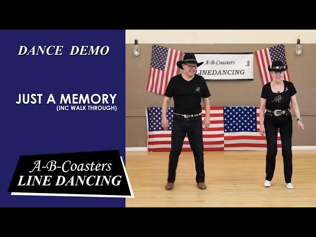 JUST A MEMORY - Line Dance Demo & Walk Through