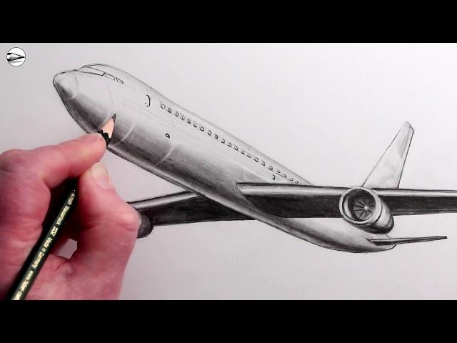 How to Draw an Airplane for Beginners