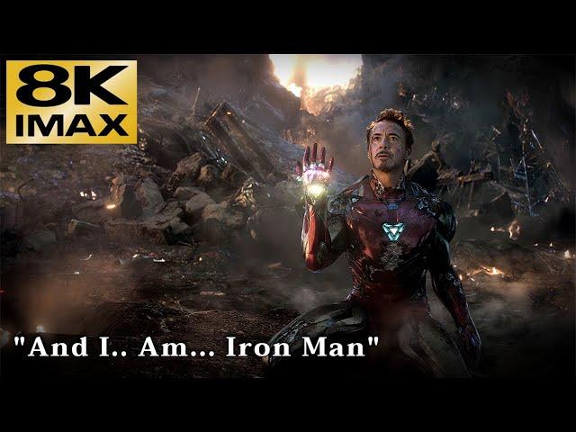 And I.. Am... Iron Man  - 8K IMAX - The Highest Quality Video on Youtube - Eng Kor Jap SubCC