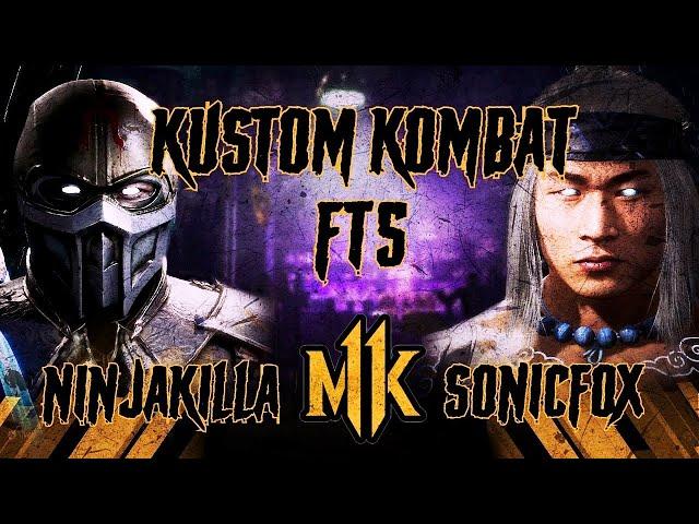 Kustom Kombat FT5 (Ninjakilla vs Sonicfox) PART 1