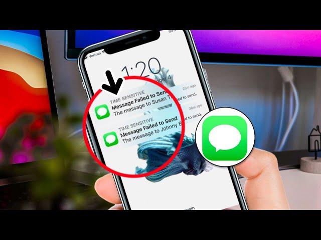 How To Fix TIME SENSITIVE Message Failed to Send on iPhone | TIME SENSITIVE Message Issue on iOS 16