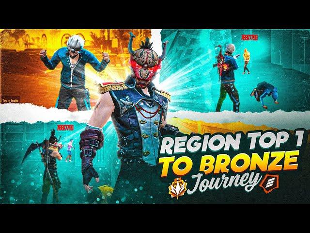 Cs Rank Region Top 1 To Bronze Highlights  | Garena Free Fire