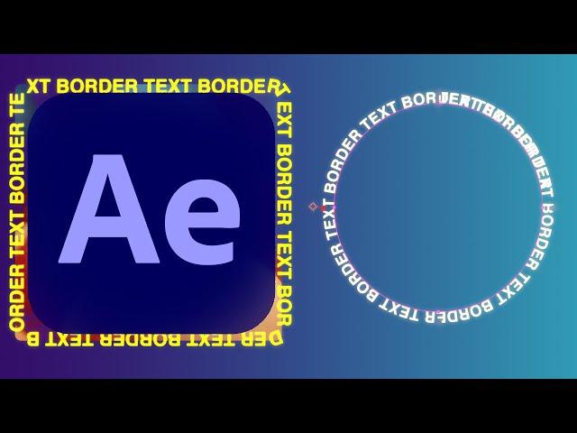 How to Animate Scrolling Text on a Path in Adobe After Effects CC (Circle, Square, Custom Pen Shape)