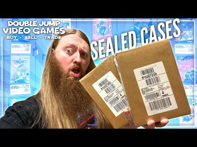 We bought sealed CASE PACKS of video games! | DJVG